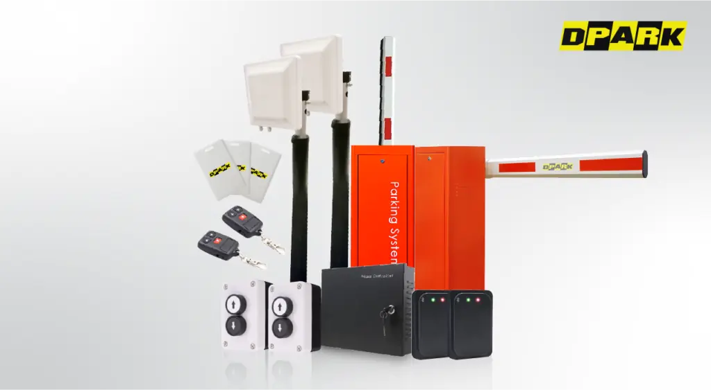 ชุดอุปกรณ์ระบบไม้กั้น RFID ครบชุด