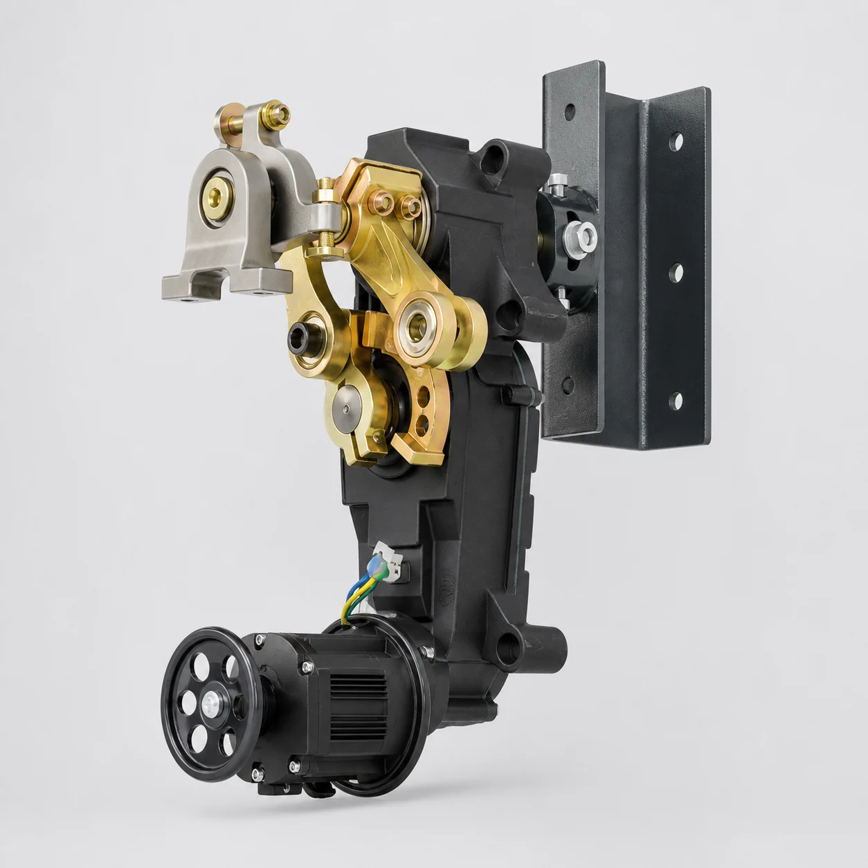 ชุดกลไกมอเตอร์ Brushless และลิงก์แขนสำหรับไม้กั้นรถยนต์