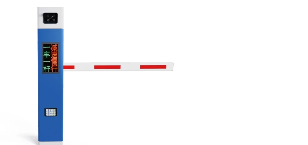 ภาพสินค้า ไม้กั้นรถยนต์พร้อมตู้ไฟแสดงผลสำหรับตรวจทางเข้า 3–6 เมตร