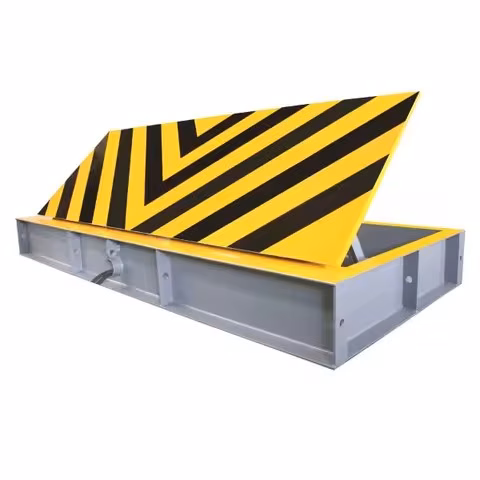 Road Blocker RB-HD01 มุมมองด้านข้างขณะยกขึ้น ภาพสินค้าจริง